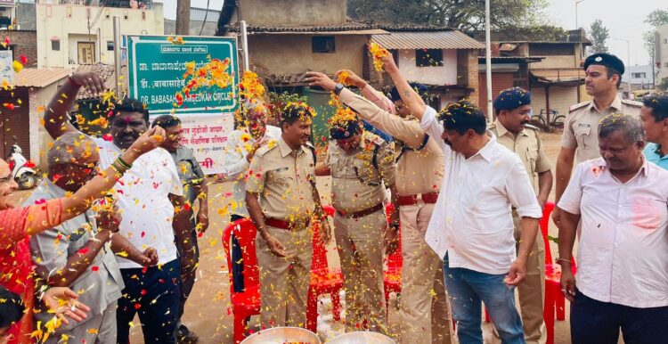 शहापूरात साजरी झाली पर्यावरणपूरक रंगपंचमी