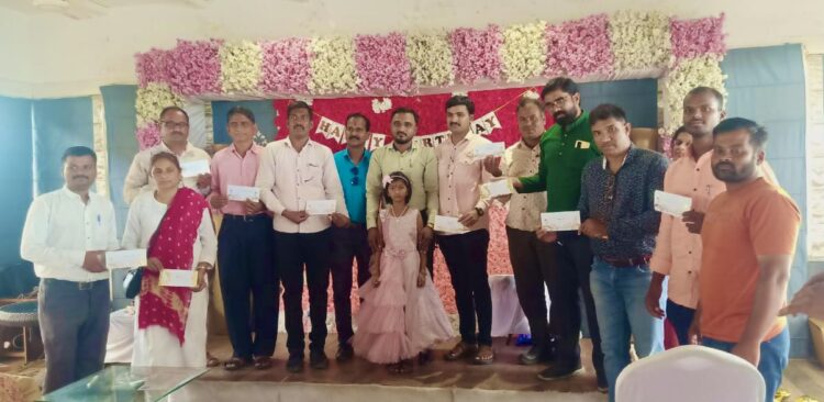 अराध्या एनजीओ सपोर्ट सेंटरच्या वतीने संस्थांना १ लाखांच्या देणगीचे वाटप